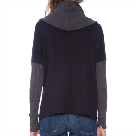 Michael Stars Oversized Cowl Neck Long Sleeve Sweater - Picture 9 of 15